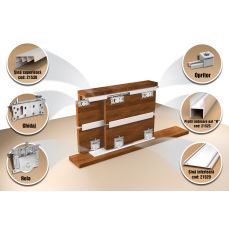 Sistem de glisare STS80RAY cu reglaj