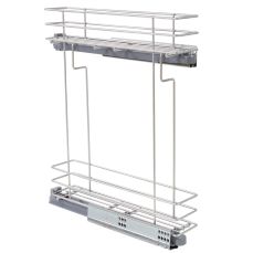 Cos Jolly 100x450, culisare laterala cu glisiera TANDEM BLUM, extragere partiala, corp de 150 mm, crom