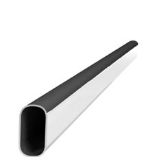 Bara ovala pentru umerase haine, crom