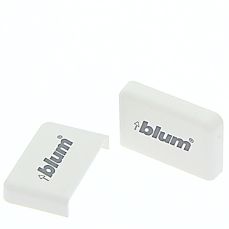 Capac acoperire METABOX ZAA.3500.BL pentru cuplaj front, inscriptionat Blum, alb