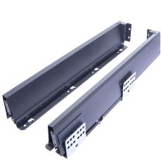 Sertar metalic Softline Plus cu glisiera sincron extragere totala cu amortizare L450