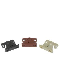 Opritor pentru usa din plastic cu doua role, bej