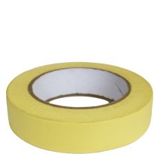Banda adeziva de mascare din hartie 25 mm x 50 m galben