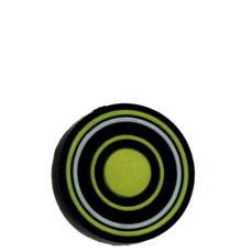 Buton mobila darts maro/galben din plastic flexibil 38748.96