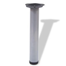 Picior masa HDD Jules rotund din otel H410xD60, satinat