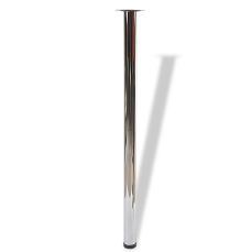 Picior masa HDD Luic rotund din otel H1100xD60, crom