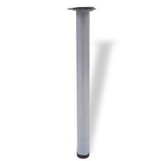 Picior masa HDD Luic rotund din otel H1100xD60, satinat