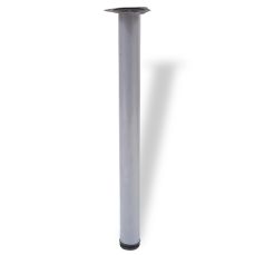 Picior masa HDD Maurice rotund din otel H820xD60, satinat