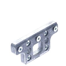 Cuplaj pentru usi sticla KLS100G intre rolele superioare sau inferioare si rama inferioara sau superioara G017