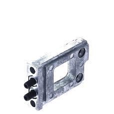 Cuplaj stanga pentru usi sticla KLS100G intre rama inferioara si maner sau profil G016S