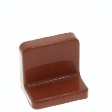 Demontabil din metal tip L cu masca din plastic, cires