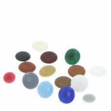 Capac pentru eurosurub din plastic cu pin, alb