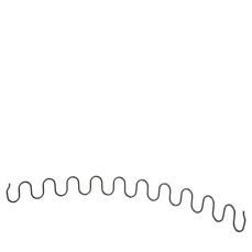 Arc sinusoidal tapiterie 3.8X480MM