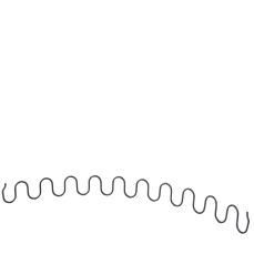 Arc sinusoidal tapiterie 3.8X520MM