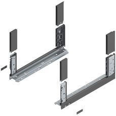 Laterala sertar LEGRABOX FREE 780C4502S stanga+dreapta, gri orion