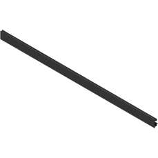 Front aluminiu LEGRABOX cu canelura pentru extragere interioara cu element de insertie ZV7.1043MN1, negru