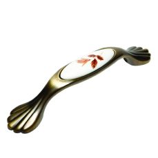 Maner din zamac cu ceramica Elman 96 mm, antic