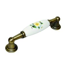 Maner din zamac cu ceramica Ademir 96 mm, antic