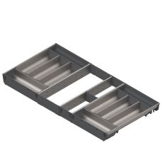 Set organizator sertar ORGA-LINE ZSI.90VEI4, gri inchis