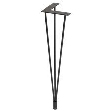 Picior masa Trident din otel H700, negru
