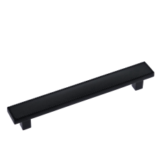 Buton din zamac Marellis Chanet 128 mm, negru velvet