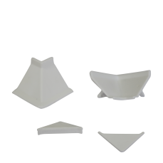 Accesorii din plastic pentru inaltator triunghiular 4 ml, alb