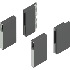 MERIVOBOX Boxcover ZL4M00808 stanga-dreapta, gri