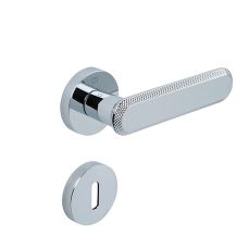 Maner de usa CEBI NOLA crom cu rozeta rotunda pentru baie