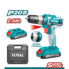 Masina de gaurit cu percutie si acumulator 20V-2.0Ah Li-Ion P20S (2 acumulatori)