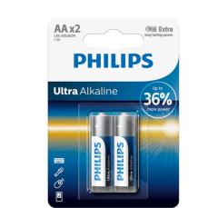 Baterii Philips Ultra Alkaline AA 2 buc/set