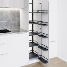 Coloana glisanta Premium dubla Konig Grando cu 10 cosuri, corp 450 mm