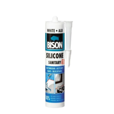 SILICON SANITAR BISON 280 ML, ALB