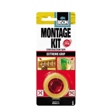 BANDA DUBLU ADEZIVA PENTRU CONSTRUCTII BISON MONTAGE KIT TAPE, 1.5M X 19MM