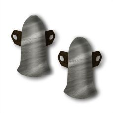 COLTAR EXTERIOR PLINTA PVC STEJAR CENUSIU KN5210, 2 BUC/SET