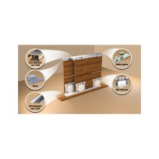 Sistem de glisare STS80T cu reglaj pentru 2 usi
