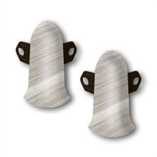 COLTAR EXTERIOR PLINTA PVC FRASIN ALB KN5252, 2 BUC/SET