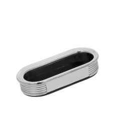 Maner oval ingropat din plastic R2500, satinat (2 buc)