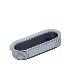 Maner oval ingropat din plastic Lamar R2500, crom