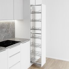 Coloana glisanta Premium Konig Calypso cu 7 cosuri, corp 300 mm, crom