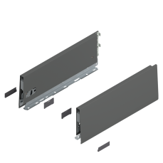 Set laterala sertar MERIVOBOX 470K3502S stanga+dreapta, gri orion