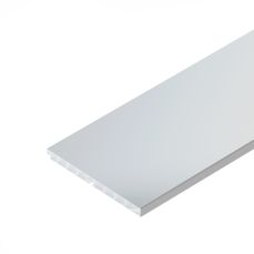 Plinta din plastic cu folie aluminiu H120, 3.9 ml, alb