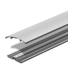 Set profil din aluminiu trecere cablu pardoseala baza si capac, 3 ml