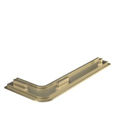 Capac pentru profil aluminiu tip L Gola orizontal, auriu (2 buc)