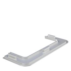 Capac pentru profil aluminiu tip U Gola orizontal