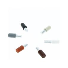 Suport din metal cu manson din plastic pentru polita, cires (50 buc)