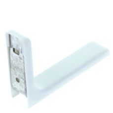 Consola din metal cu masca din plastic 115x180 mm, alba