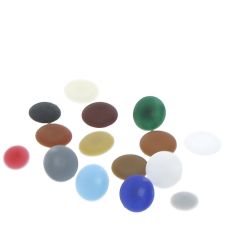 Capac pentru eurosurub din plastic cu pin, rosu (100 buc)