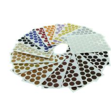 Pastila autoadeziva mascare surub, 50 buc/folie, negru (KR 190)