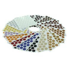 Pastila autoadeziva mascare surub, 50 buc/folie, aluminiu (KR 881)