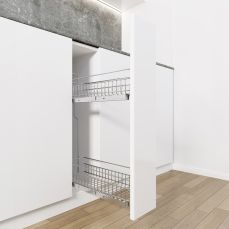 Cos Jolly Konig reglaj 3D 100x450, extragere partiala, culisare laterala corp de 150 mm, crom